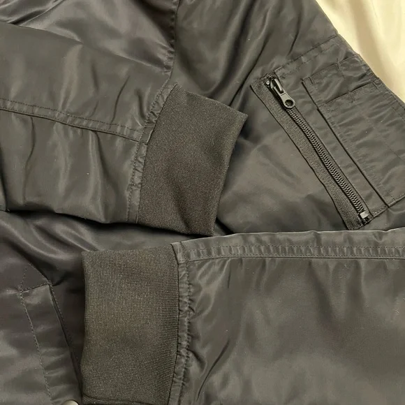 AMG Petronas Mercedes Men’s Black Bomber Jacket